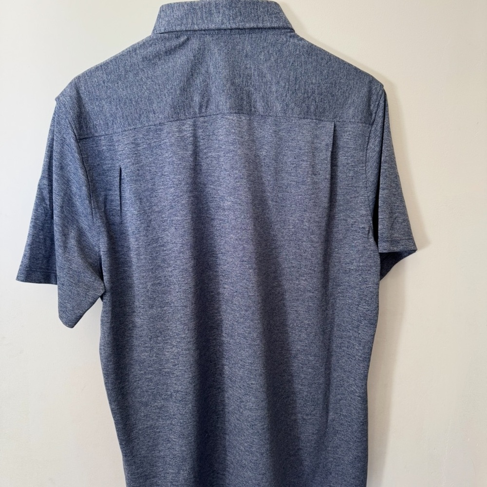 Men's Blue Short Sleeve Shirt